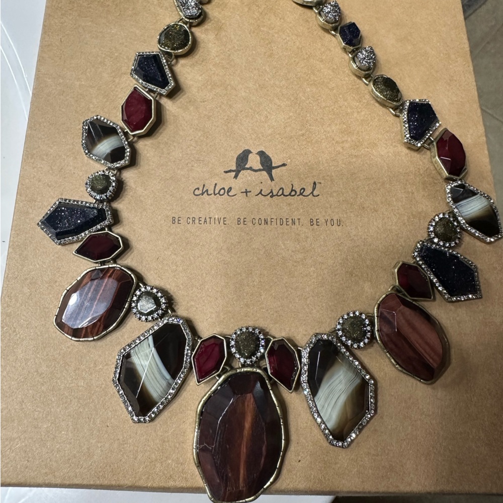 Rebel Red‎ Tiger Eye Necklace Chloe + Isabel